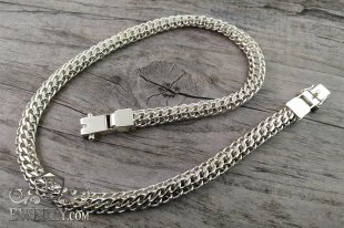 Цепь Кардинал (Итальянка) из серебра, фото