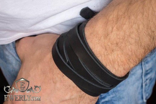 Leather bracelet, фото
