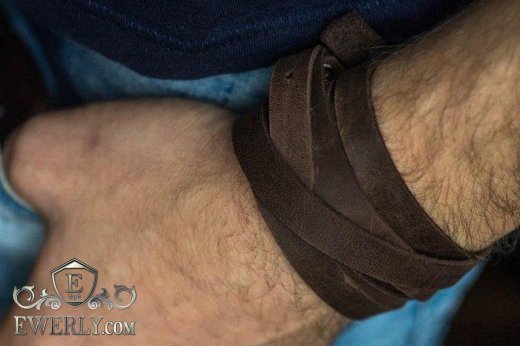Leather bracelet, фото