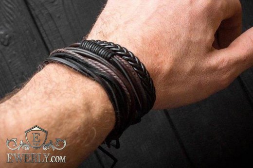 Leather bracelet, фото