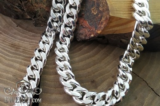 Men's chain 90 grams "Сarapace", фото