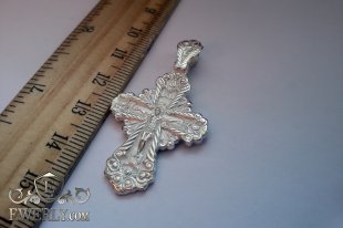 Крест с распятием и Николаем Чудотворцем, фото