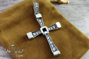 Серебряный крест Доминика Торетто (Вин Дизеля из Форсажа), фото