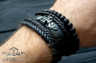 Leather bracelet, фото