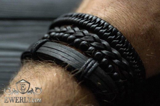 Leather bracelet, фото