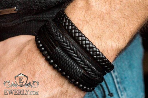 Leather bracelet, фото