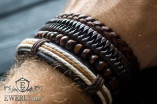 Leather bracelet, фото