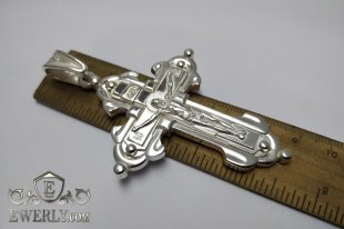 Большой крест из серебра, фото
