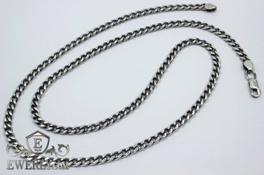 Chain "Carapace" of sterling silver, фото