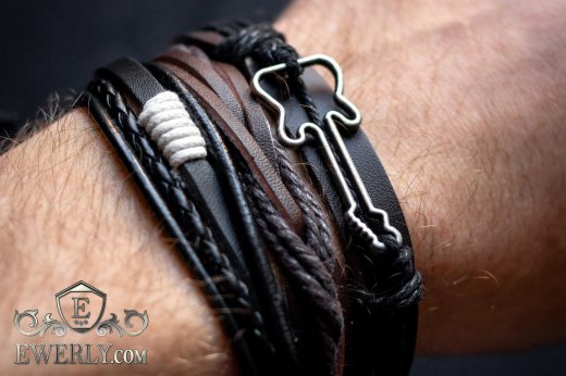 Leather bracelet, фото